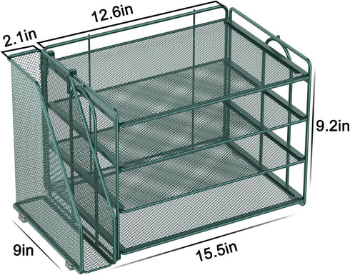Spacrea Paper Organizer, Desk Organizers and Accessories for Desk with File organizer, Desk Accessories & Workspace