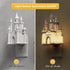 3D Dimmable 3000K L LOHAS LED Castle Night Lights Plug into Wall, Night Light for Kids, Built-in Dusk to Dawn Sensor