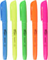 Integra Pen Style Highlighter, Chisel Point, 5/Set, Fluorescent Assorted (ITA36180)