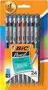 BIC Mechanical Pencil, 0.7mm, Metallic Barrels, 24 Pack (MPLMP241)