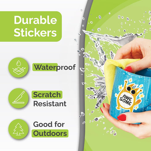 56 Premium Printable Vinyl Sticker Paper for Inkjet & Laser Printer - Sheets Self-Adhesive Sheets Matte White