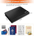 Hontom Accordion File Organizer, 13 Pockets Fireproof Expanding Folder, Portable Business Document Organizer with Zipper