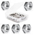 binifiMux 100pcs 4-40 Hex Nuts, Lock Nuts 304 Stainless Steel
