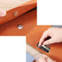 Enyuwlcm PU Leather A4 File Folder, Document Holder, Waterproof Portfolio Envelope Case with Snap Closure