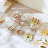 Hudgan 24 PCS Clear Plastic Drawer Organizer Set, Stackable Square Vanity Organizers for Makeup, Bathroom, Office Desk