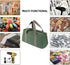 12 Inch Wide Mouth Tool Bag, Heavy Duty Canvas Tool Storage Bag, Large Capacity for Electricians