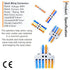 Lever Wire Connectors,HTCELLE 70-Piece Electrical Connectors Splice Kit Assortmentor Quick Connects, Push in Compact Splicing Butt Terminals for Wiring 28-12 AWG
