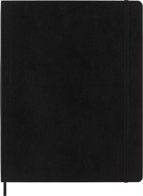 Moleskine Classic Notebook, Soft Cover, Black, XXL (8.5" x 11") Plain/Blank, 192 Pages