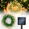 ITICdecor Solar Powered String Lights Outdoor 9.8FT 120 LED Waterproof Firecracker Fairy