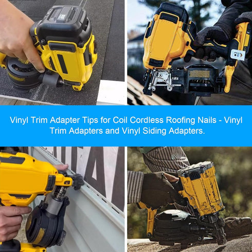 Vinyl Siding Adaptor Tip for Dewalt Roofing Nailer Cordless 20v, Siding Adapter for Dewalt Roofing Nailer