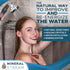 MineralStream Chakra Showerhead with Natural Gemstones, Therapeutic Crystals, Purification of Water Mineralization
