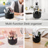 Black Office Supplies Desk Accessories, 360° Pen Holder, Tape Dispenser, Stapler, Staple Remover, 1000 Staples, Ruler,