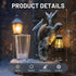 Solar Dragon Decor Tree Hugger Statue | Outdoor Garden Statue with LED Light for Yard, Patio, Balcony | Fantasy Dragon