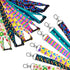 YOUOWO 6 Pack Lanyards with ID Badge Holder, Vertical for Cruise Keys, Breakaway Safety Quick Release