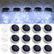 SmilingTown Solar Mason Jar String Light Lids 12 Pack 30 LED Fairy