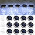 SmilingTown Solar Mason Jar String Light Lids 12 Pack 30 LED Fairy