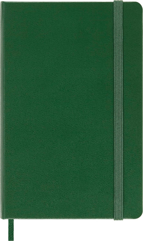 Moleskine Pocket Notebook, Plain, Myrtle Green, Hard Cover (3.5 x 5.5)