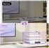 DALTACK 3 Tier Mesh Metal Letter Tray Paper Organizer for Home & Office, Light Purple