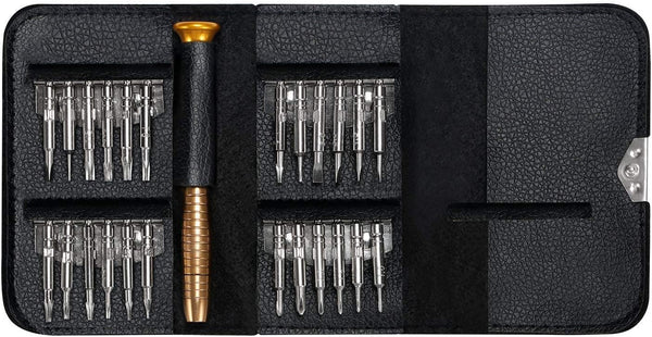 RuoFeng 25 in 1 Precision Screwdriver Set, Freewise DIY Mini Repair Tool Kit for PC Glasses