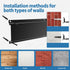 wallseffic 48" 6 Garage Tool Organizer Wall Mount, Heavy Duty Wall Tool Organizer Rack with Hooks, Garage Storage Tools