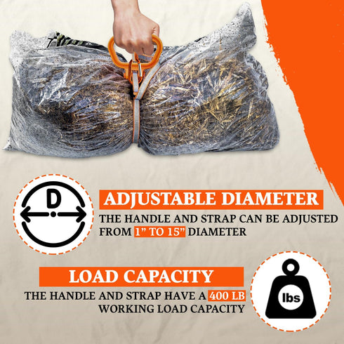 MULTUS Handle and Haul Basic Home and Garden Cord Organizer, Strap to Secure and Carry Objects Fast
