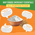 #10 25-Year 53 Emergency Essentials All-Purpose White Flour Enriched, Long-Term Storage in Can | Shelf Life | Servings