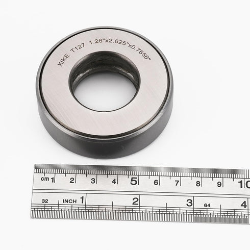 XiKe 1Pcs T127 Thrust Tapered Roller Bearing, 1.26" ID x 2.625" OD x 0.7656" Wide for Drivelines