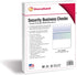 DocuGard Blue/Green Prismatic Middle Check - 8.5 x 11 Inches, 24 lb, 500 Sheets, 1 Check Per Sheet