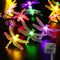 Dragonfly Solar String Lights Outdoor 25.6FT 30 LED Waterproof Solar Powered Fairy