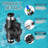 Boltigen 5Pack Pneumatic Push to Connect Ball Valve, 1/4”ODx 1/4“OD Quick Connect Air Control Fittings