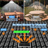 Pigsty(1 Solar Shed Pendant Light Auto Dusk to Dawn Solar Light Day and Night Indoor and Outdoor with Remote Control