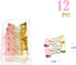 Gold Pink Binder Clips and Paper Clips Set (3-in-1 Boxed), for Office School Supplies Teachers Classroom Daily use by PTSGCAI