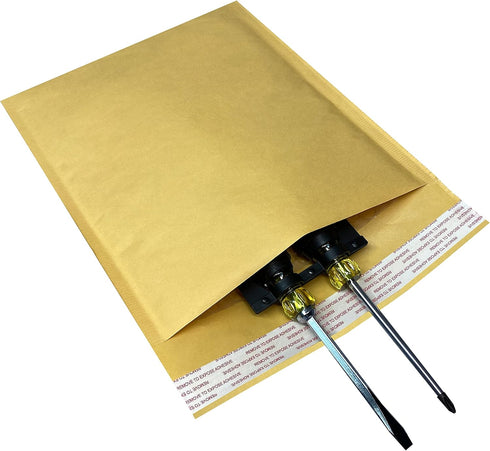 Kraft Bubble Mailers Pack and Ship, 100 Pack, #2 - 8.5" x 12"