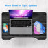Rimilak Small Mouse Pad, 6 x 7 Inch Irregular Mini Mouse Pad with Non-Slip Rubber Base, Purple Marble