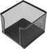 Tomotato Black Metal Mesh Memo Holder, Desk Organizer for Sticky Notes, Scissors, Post-it Notes