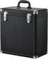 Hododou Vinyl Record Storage Case LP Album Collection Display Box Water Resistant Vinyl Record Organizer Storage Holds