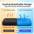 Tailbone SelectSoma Double-Thick Gel Seat Cushion for Long Sitting Pressure Relief for Back, Sciatica, Coccyx, Pain