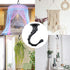 Eilumduo 65mm Ceiling Hooks, Heavy Duty Swag Hook with Steel Screws for Hanging Plants, Black (2 Sets)