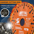 Diamond Cutting Wheel 3 Inch, Metal Cut Off Disc with 3/8" Arbor Hole for 5000+ Cuts on Rebar, Steel
