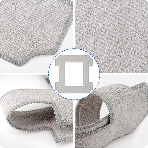 8 PCS Washable Mop Cloths for Ecovacs Winbot W1/W1 Pro Window Vacuum Cleaner Robot Replacement