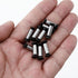 10 Packs Black Hex Flat Head Knife Handle Screws, Rivets, Bolts Fasteners for Fixing Blade Knives