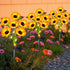 Solar Outdoor Lights Garden Decor, 3 Pack Solar Sunflower Lights, 18 Waterproof