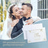 Shimmer 5x7 A7 100 Pack White Blank Cards and Envelopes, Goefun Pearl White Folded Cardstock and Envelopes Self Seal
