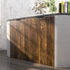 YENHOME Distressed Wood Wallpaper 17.7"x118" Peel and Stick Waterproof Brown Thick Faux Wood Contact Paper