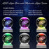 3D 3.15 inch Galaxy Crystal Ball Night Light Glass Ball Table Lamp with Color Changing Touch Base Decor Ideal Galaxy