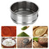 2 PCS 304 Stainless Steel Test Sieves, Lab Standard Test Sieve 200 Mesh 0.075mm + #80 Mesh 0.2mm Aperture, f10cm/4”Dia