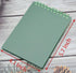 Yansanido Top Bound Spiral Notebook, 4 Pcs 4 Color A6 Size, 80 Sheets (160 Pages) Thick Plastic Journal