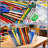 plaCredgai 2 4 Pcs Marker Organizer, Scalloped Acrylic Pencil Holder Clear Marker Holder with Compartments, Acrylic
