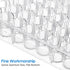 TEHAUX 48 Well Disposable Serving Tray - Pill Filler Tray for Capsules, Lab Equipment Well Cap Tray, Tissue Culture Kit