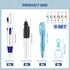 Fainne Mini Highlighter Nurse Pen Pack Set, Retractable Ball Pen with Nursing Keychain Clip (6)